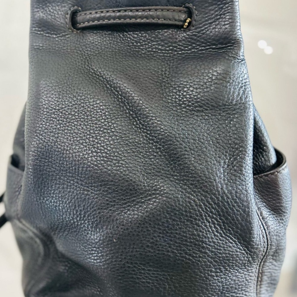 Coach vintage Sonoma black leather backpack bucket - Picture 5 of 11